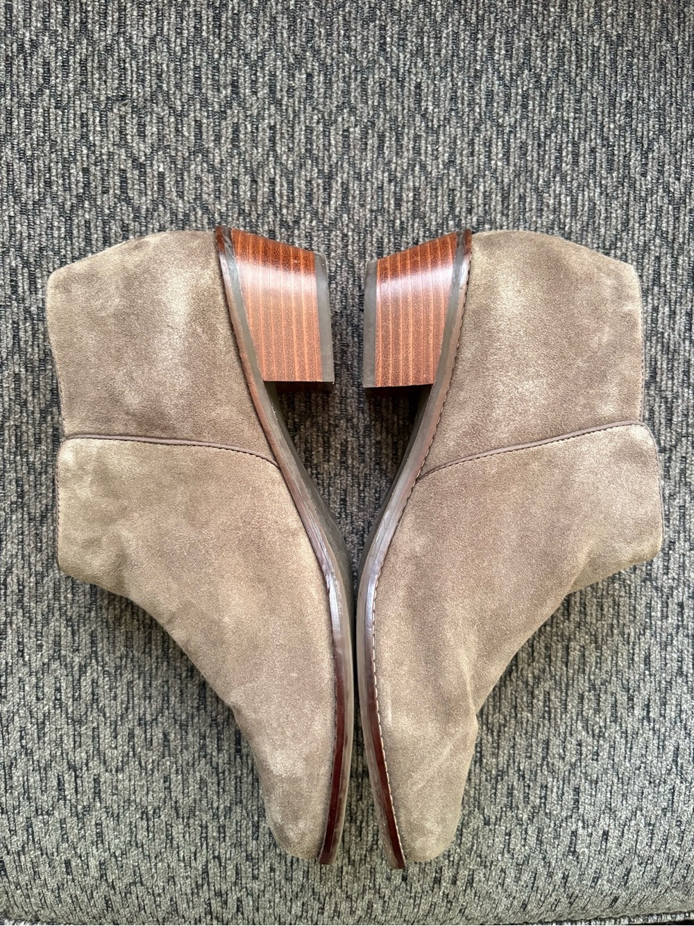 Vionic Serena Suede Ankle Boot Booties In Taupe Women’s 9.5 - Picture 8 of 11